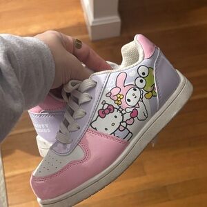 Hello Kitty Pink and White Kids Sneakers
